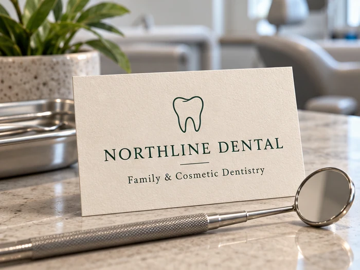 Dental practices business cards
