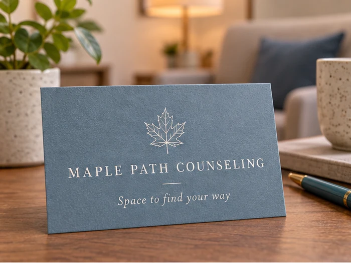 Therapists and counselors business cards