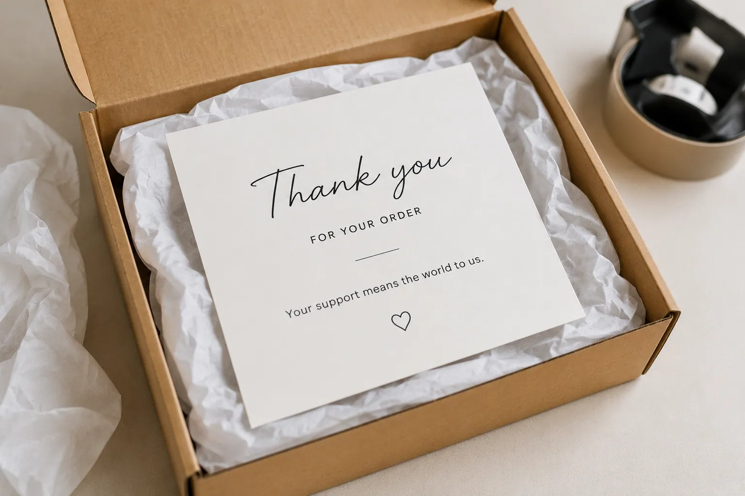 Package Insert Postcards